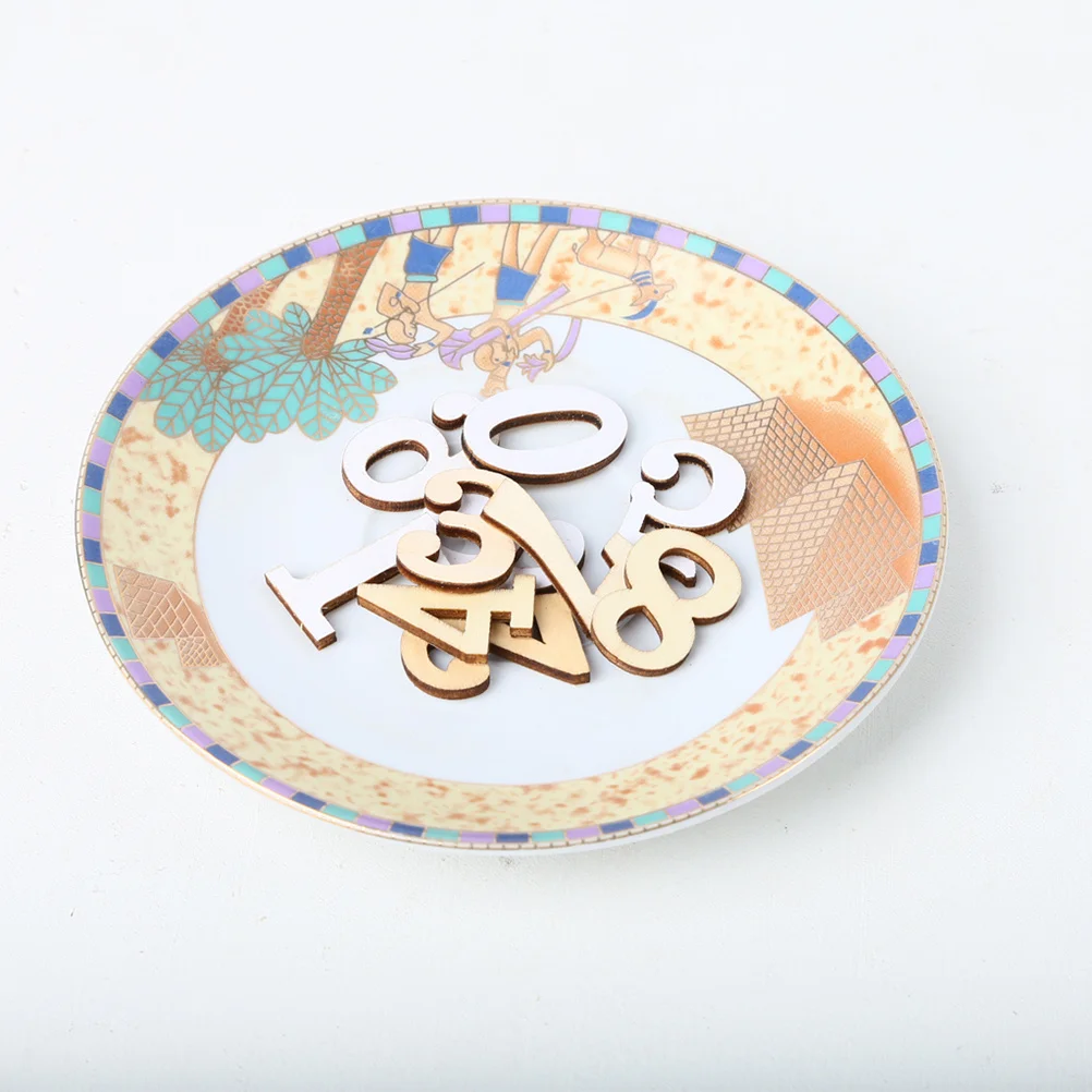 

144Pcs Wood DIY Alphabet Letters Numbers Creative Wood Craft Decoration Home Party Festival Wooden Letters Set A-Z 0-9