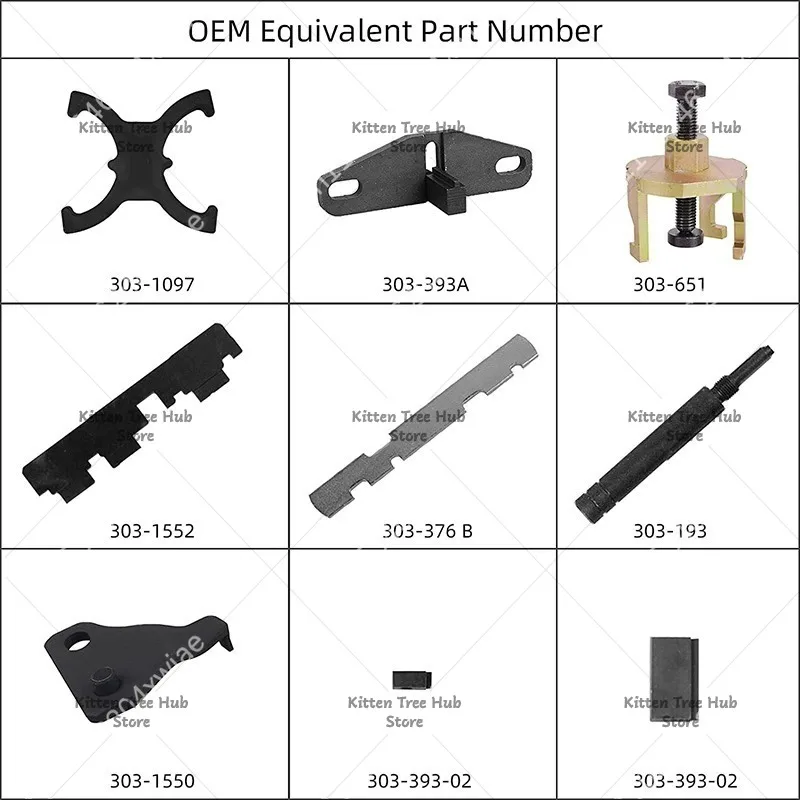 Complete Camshaft Timing Tool for 1.25-2.0L Engines Durable Construction Professional Grade