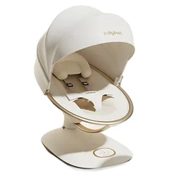 Baby Rocking Chair Electric Smart Wireless with Music & Timer Mosquito Net Baby Cradle Bassinet for Newborn Baby Chair