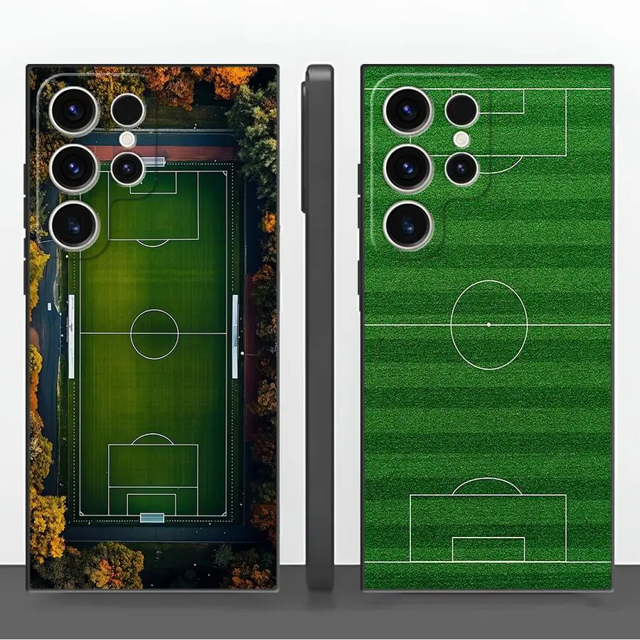 Case for Samsung Galaxy S26 S20 S23 Note 20 Ultra 8 9 10 S10 S9 S21 FE S25 Ultra S24 Plus Funda Phone Cover Football Creative