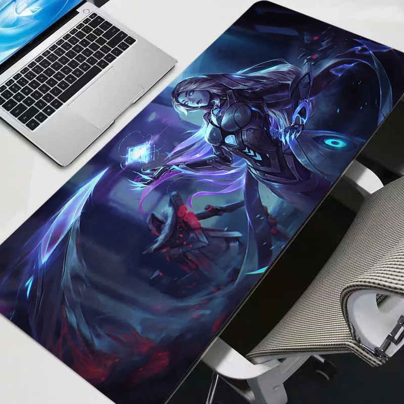 Mouse pad League Of Legends Evelynn large keyboard Mousedesk pad non-slip rubber Mousepad laptop mouse carpet Game table mat