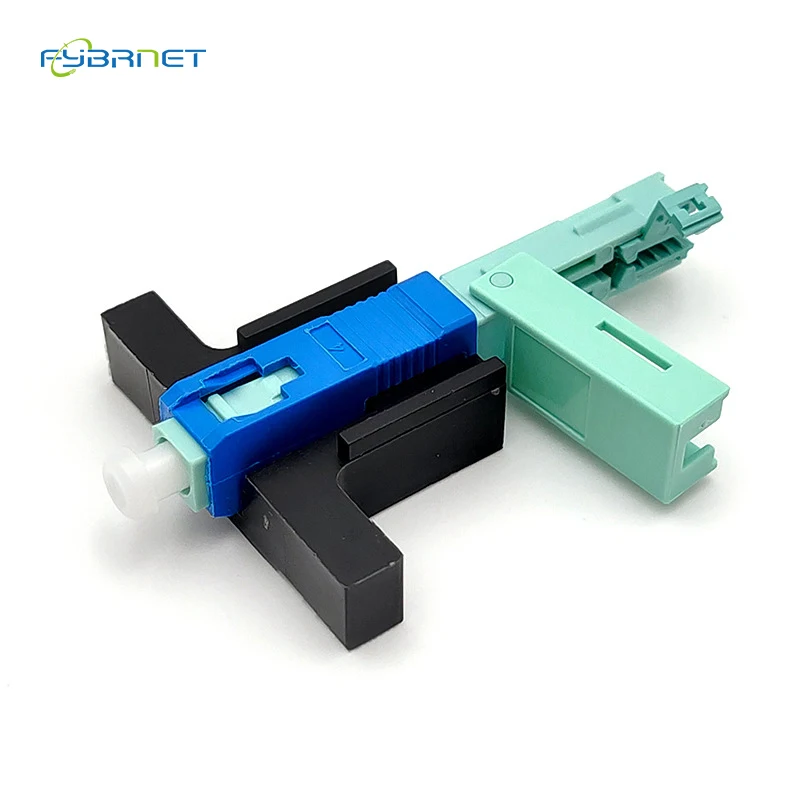 FTTH Tool Cold Connector Tool SC UPC/SC APC 53MM Single-Mode Optical Connector Single-Mode SC Quick Connector Optical Adapter