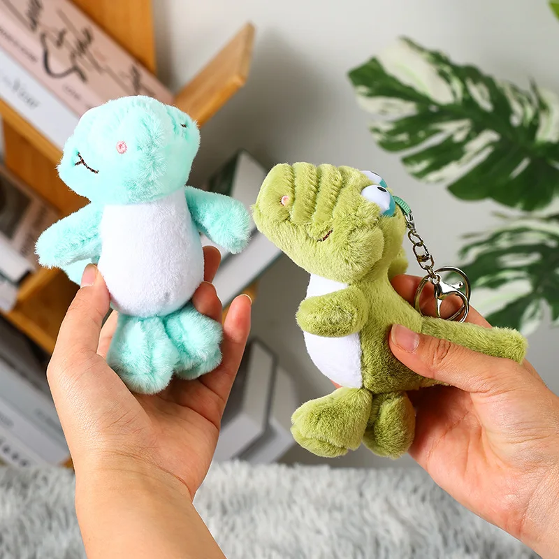 Creative Dorky Crocodile Scent Plush Toy Dolls Cute Animal Bulging Eyes Doll Keychain Backpack Shoulder Bag Charm Small Gifts