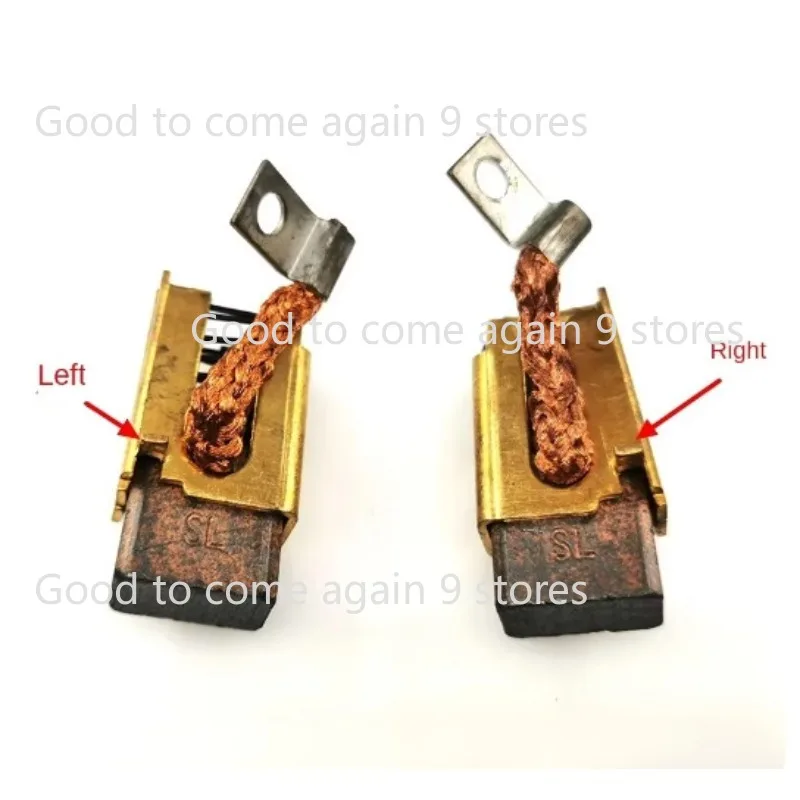 

2 шт. (левая + правая) угольные щетки 9x16x17 для двигателя насосной станции погрузчика 2.2 кВт