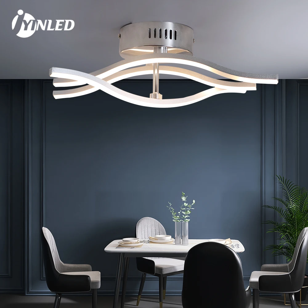 lustre minimalista moderno do teto para o quarto iluminacao interior lampada da sala de estar decoracao home 18w ca 85265v 01