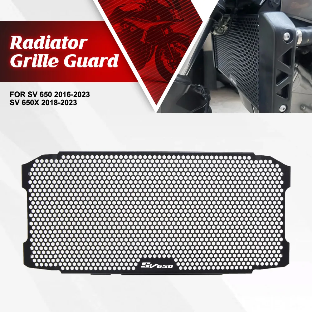 2024 For Suzuki SV650 SV650X Accessories Motorcycle Radiator Grille Guard Cover SV 650 2016-2023 SV 650X 2018-2023 2022 2021