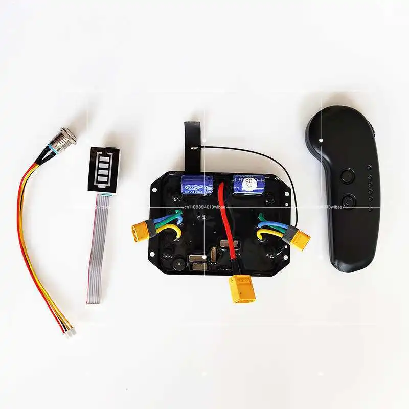 Electric Four Wheel Skateboard Controller Remote Control System Electric Skateboard ESC Wheel Hub Dual Drive 7S10S