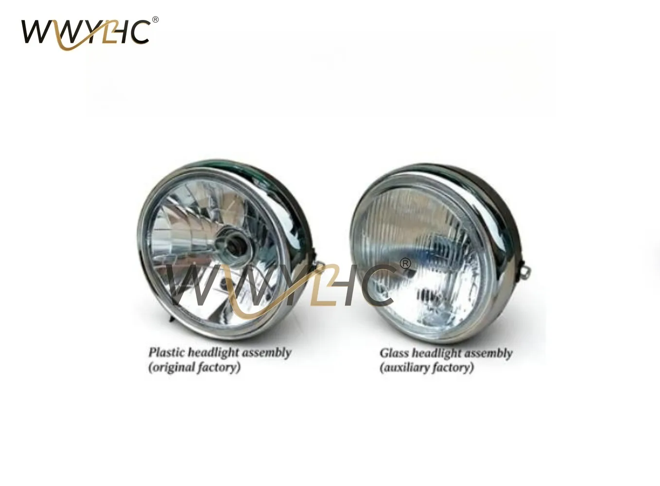 Motorcycle Head Light for EN125-2F2A3F Headlight EN150 Headlight Assembly Head Round Light