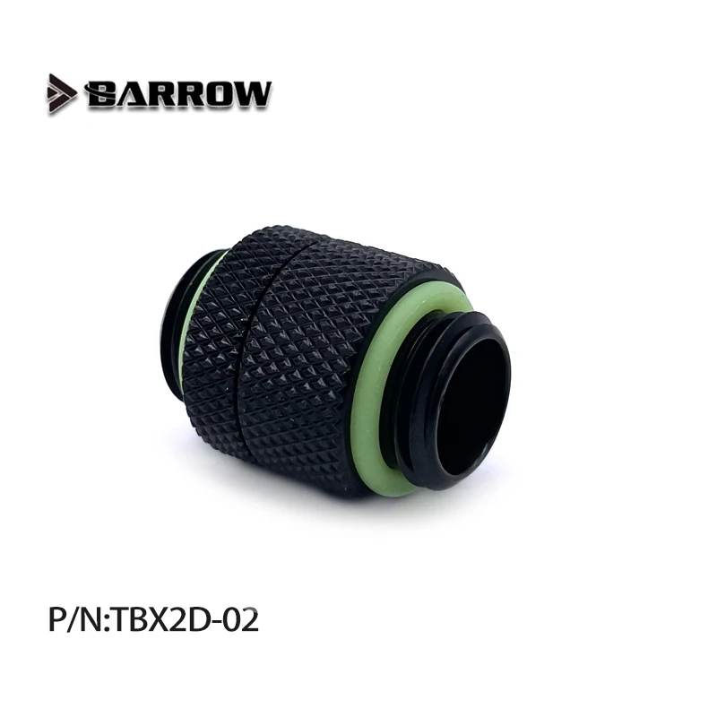 BARROW  G1/4  Extender Fitting Rotary 360 Degree Rotary Connectors Male To Male Computer Accessories for Water Cooling TBX2D-02