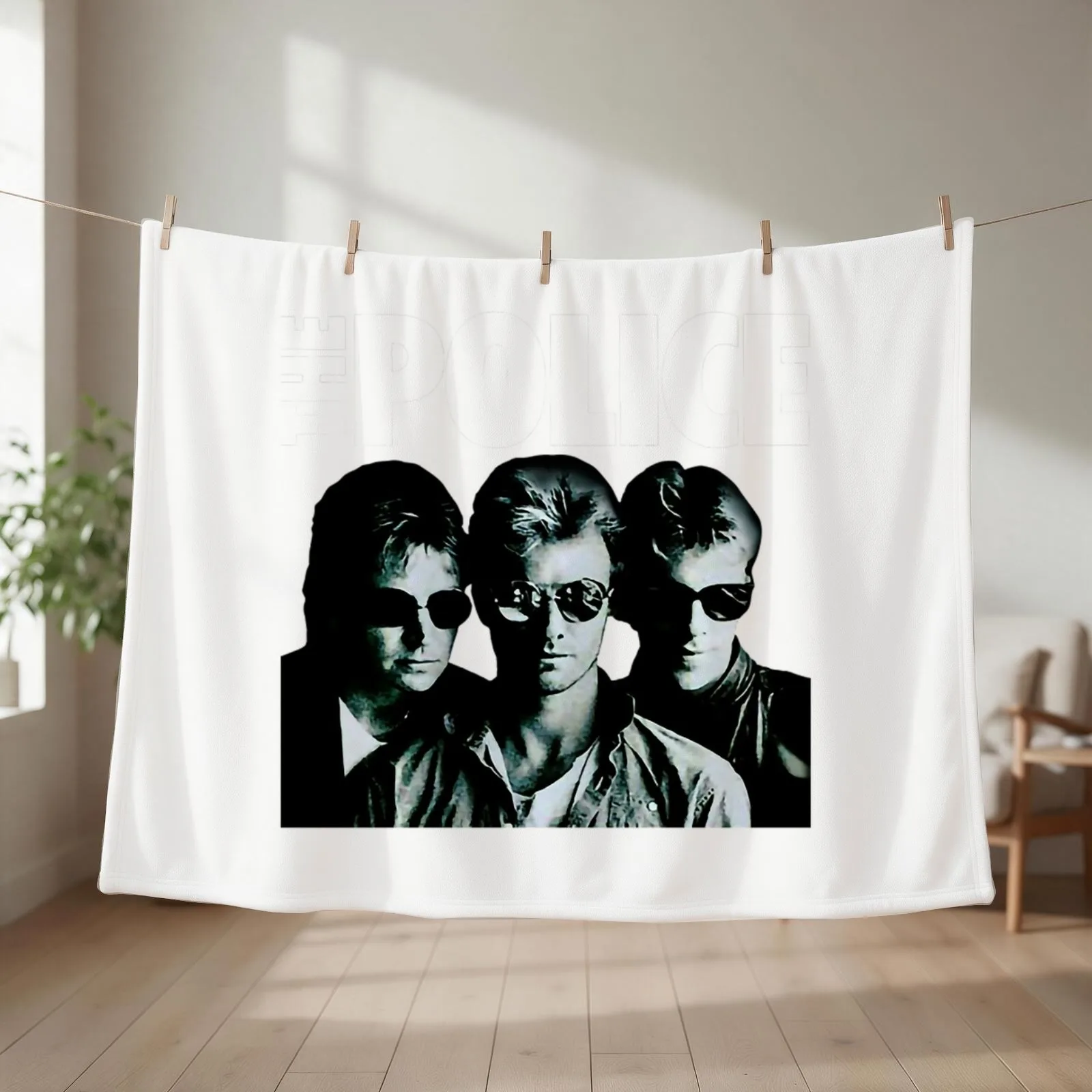 The Police T-ShirtThe Police __ Classic Rock Throw Blanket couch cozy soft plush fuzzy picnic outdoor blanket