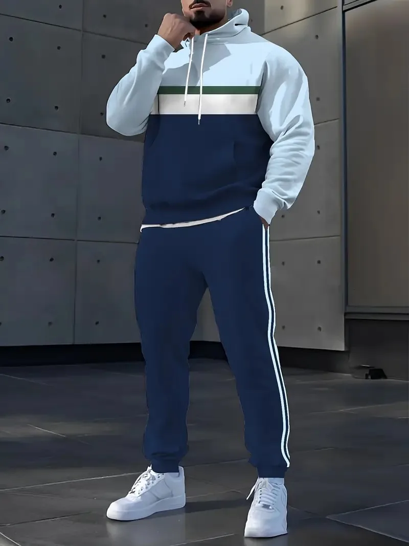 2025年春夏の新作メンズセットは、カジュアルでファッショナブル、快適で柔らかな3Dパターンプリントを採用しています。