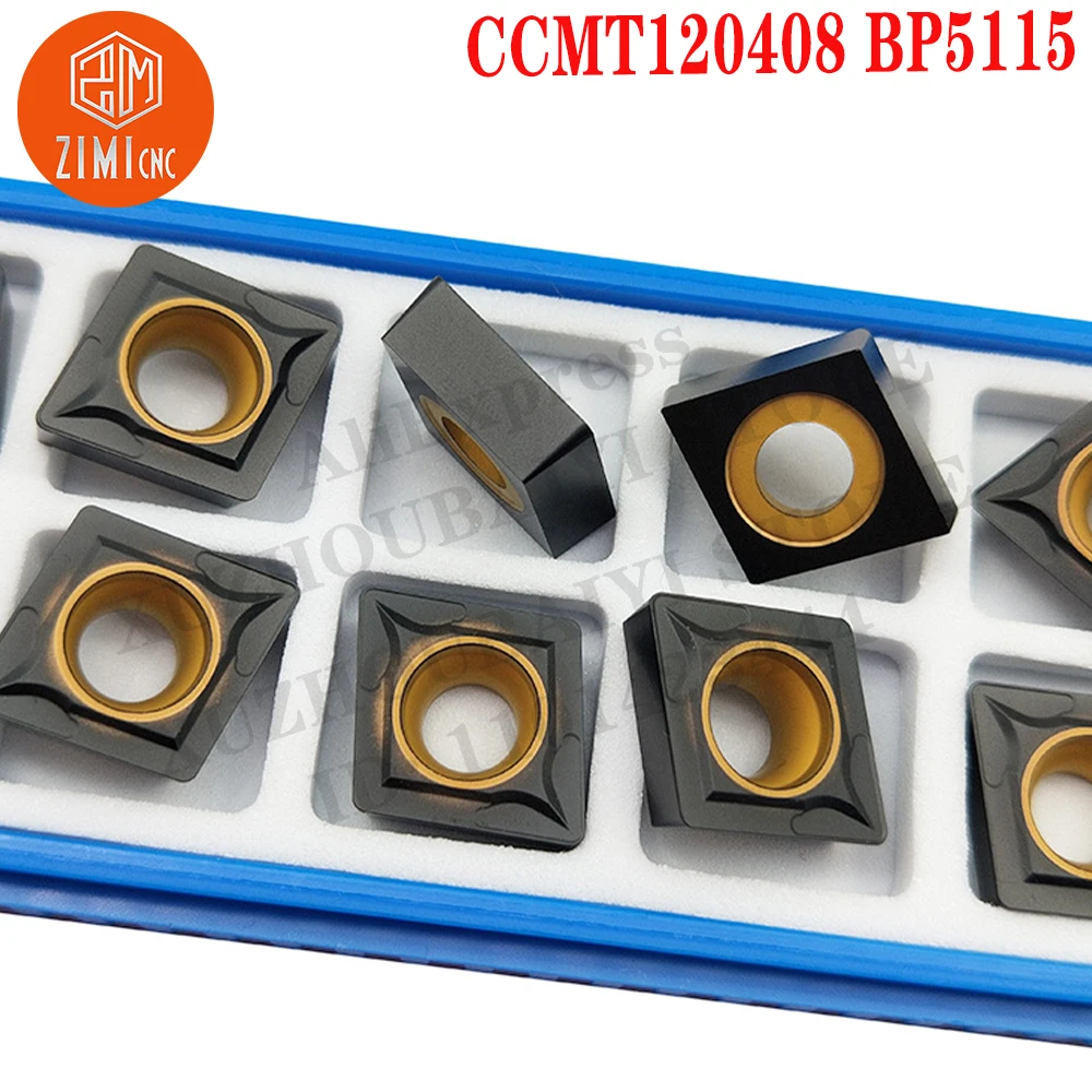 CCMT120408 BP5115 أدوات الخراطة الخارجية إدراج كربيد CCMT 120408 إدراج كربيد خارجي أدوات CNC مخرطة معدنية ميكانيكية