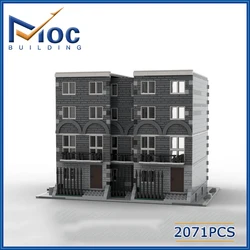 Movie Scene Grimmauld Place Architecture Building Block Street View Model Assembly Bricks DIY Toy For Children Gift MOC-112609