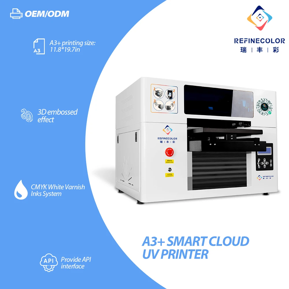 Refinecolor desktop A4 smart printer ZZ2E model with Touch all-in-one machine with Epson nozzle DIY souvenir peripheral brand IP