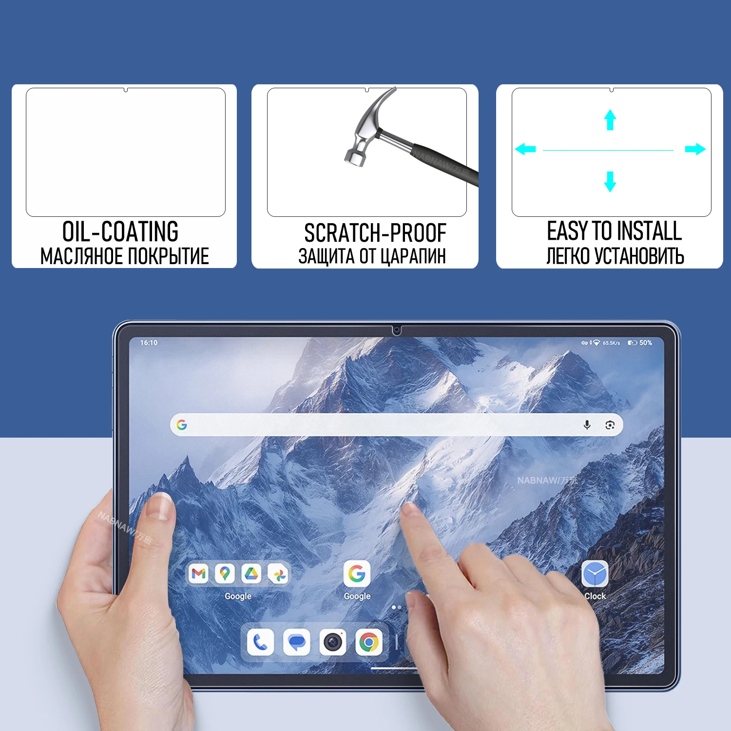 On iPlay 70SE 2026 Full HD Tempered Glass Screen Protector For Alldocube iPlay 70 SE 11-inch Scratch Proof Film 2-Pack