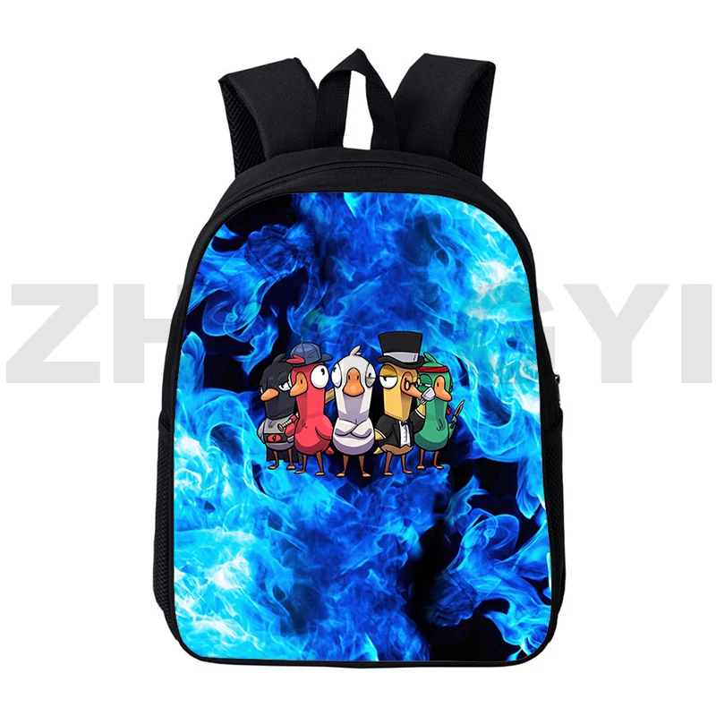 

2023 New Goose Goose Duck 3D Backpack Women Casual Multifunctional Bagpack 16 Inch Student Creative School Bag Laptop Satchel