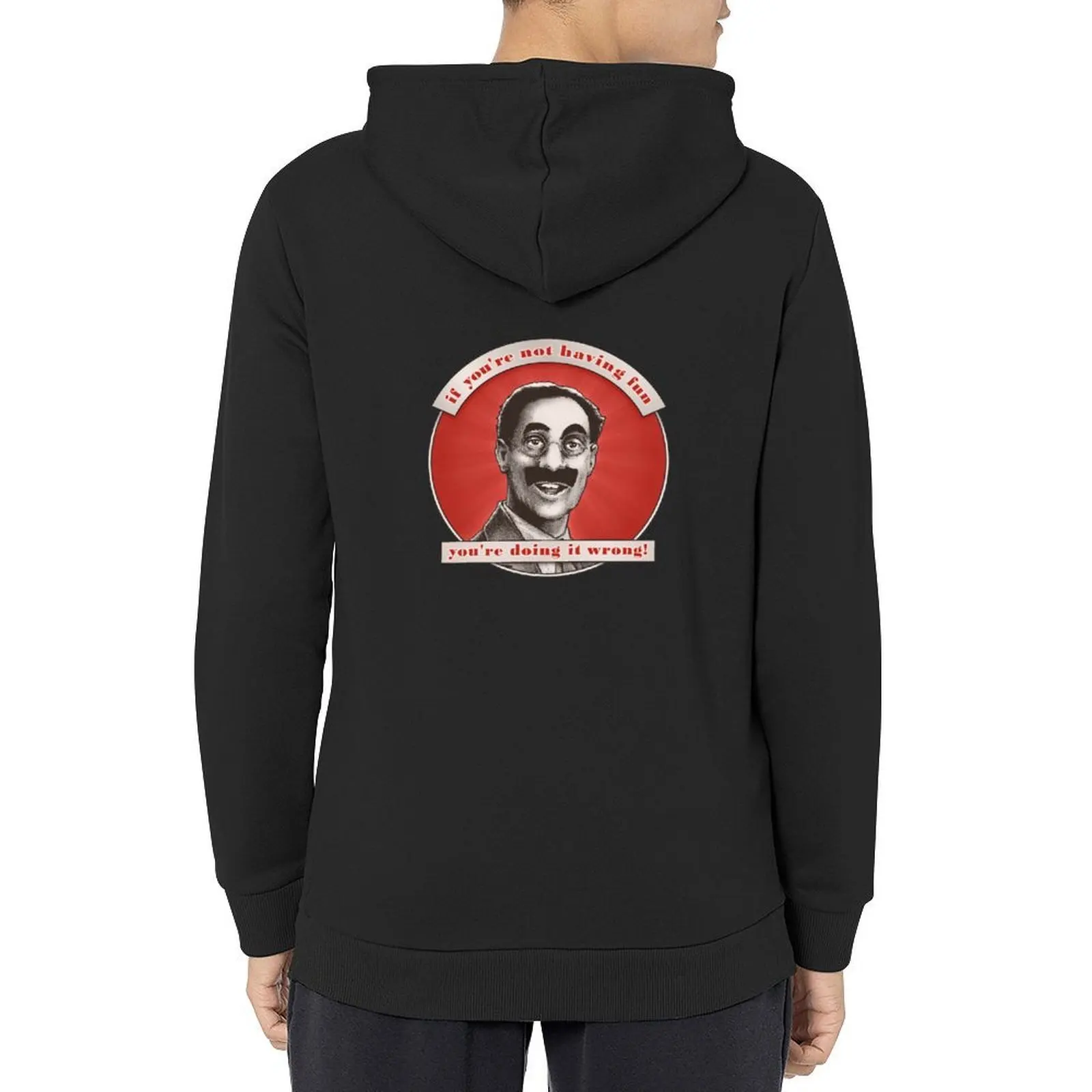 

Groucho v8 - If You're Not Having Fun Hoodie men's winter sweater men clothing aesthetic clothing hoodie men