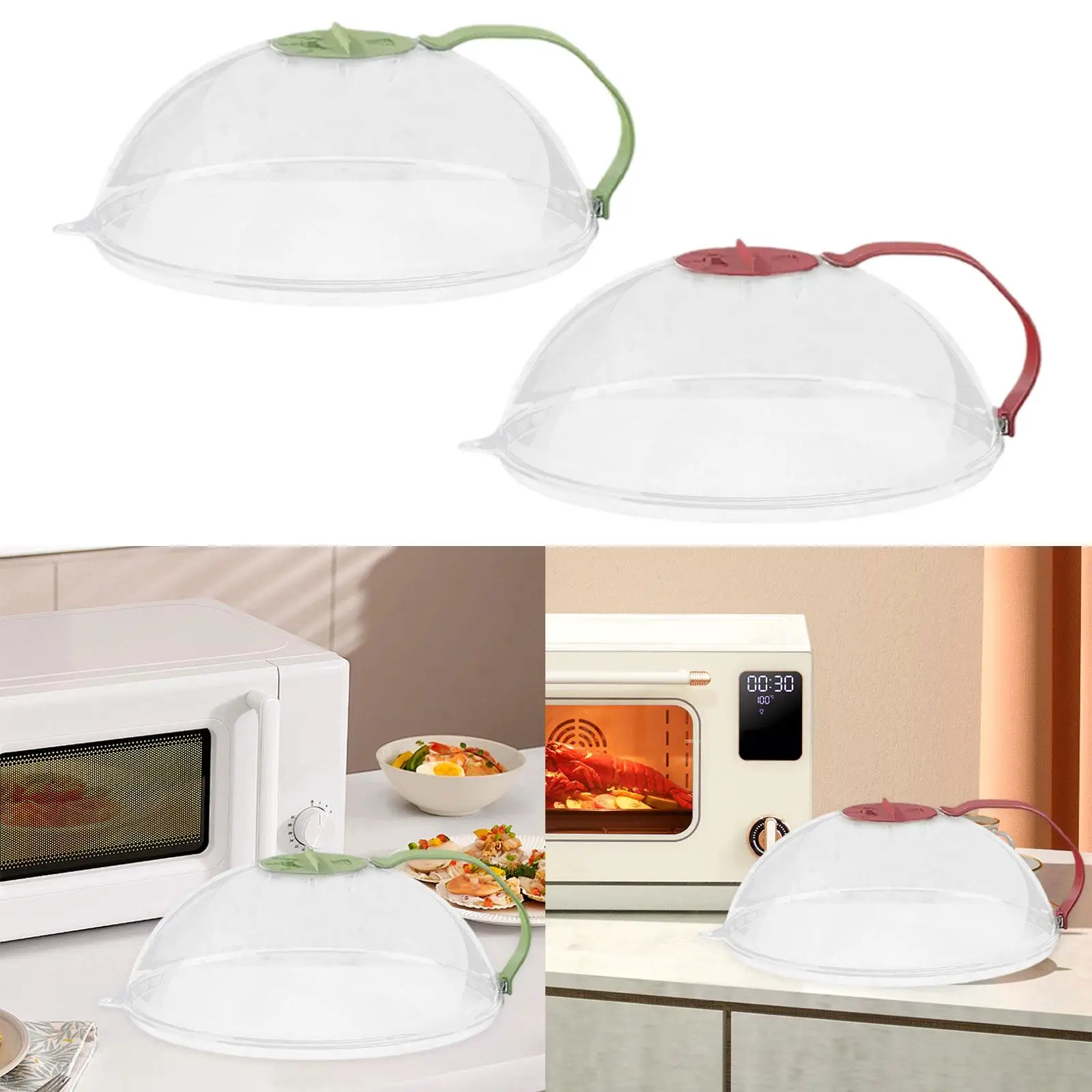 Mikrowellen-Spritzschutz, wiederverwendbar, Küchenhelfer, Lebensmittelkonservierungsabdeckung