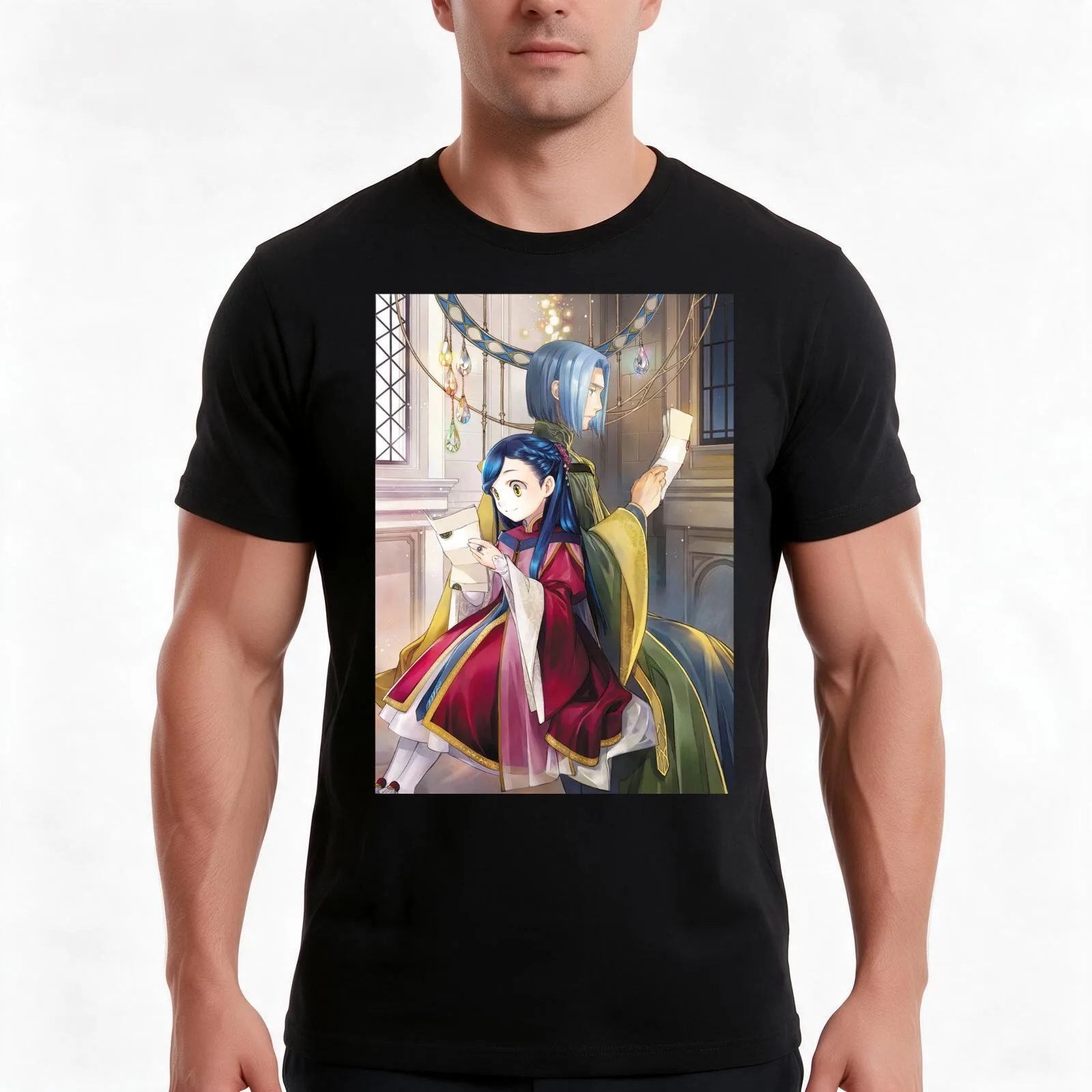 Ascendance of a bookworm Rozemyne Ferdinand T-Shirt Summer Casual Cotton Tee Oversized Streetwear Tops Vintage Graphic Print