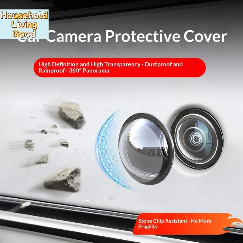 

【Universal Car Camera Lens Protector 2PCS Rear View Backup Camera Cover 360° Camera Protection Anti Damage Waterproof】