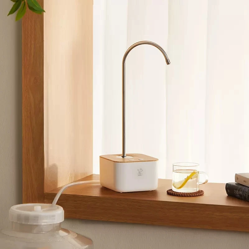 เครื่องจ่ายน้ําอัจฉริยะ USB ไฟฟ้าปั๊มน้ําขวด 2 เกียร์เชิงปริมาณถังขวดไร้สายปั๊ม 2000mAh