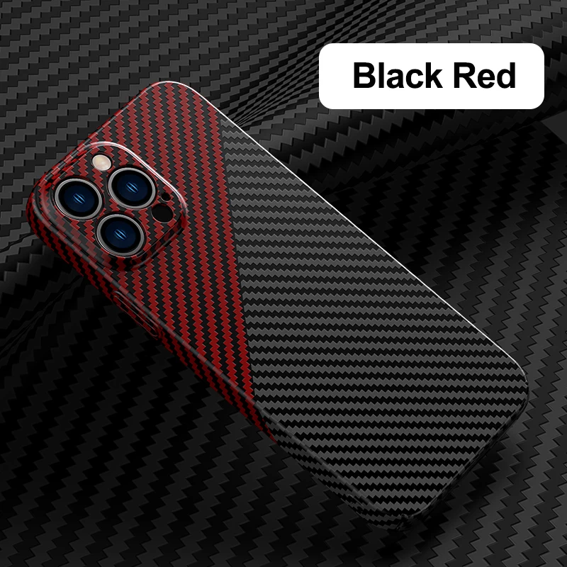 for iPhone 15 14 13 12 11 Pro Max XS XR Case Kevlar Pure Carbon Fiber Texture Shockproof Hard Back Protection Shell Cover Fundas