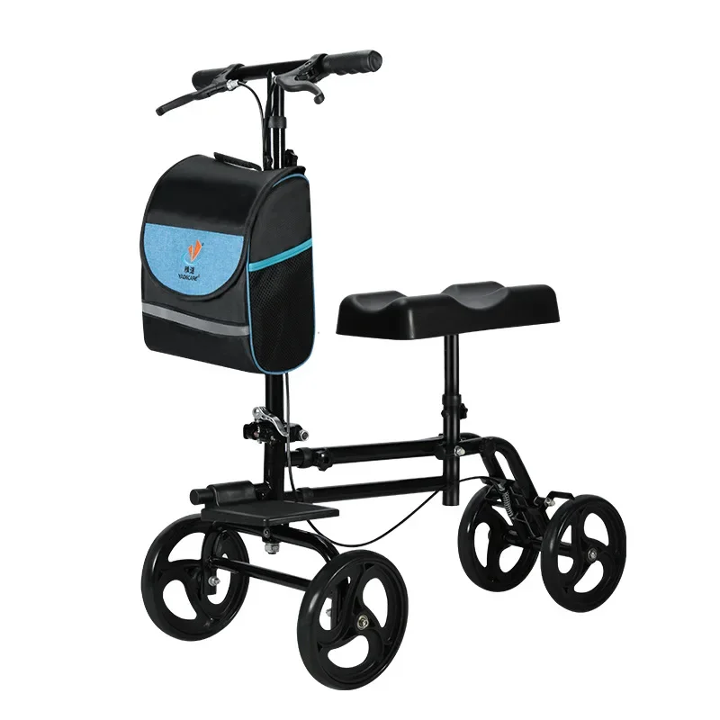 Steerable Knee Walker Deluxe Medical Scooter for Foot Injuries Compact Crutches Alternative