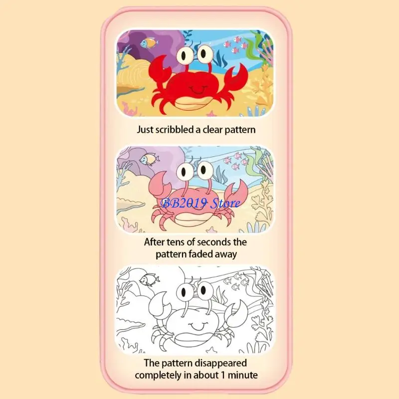 Q0KB Cartoon woda kolorowanka wielokrotnego użytku dla dzieci w wieku przedszkolnym magiczne malowanie