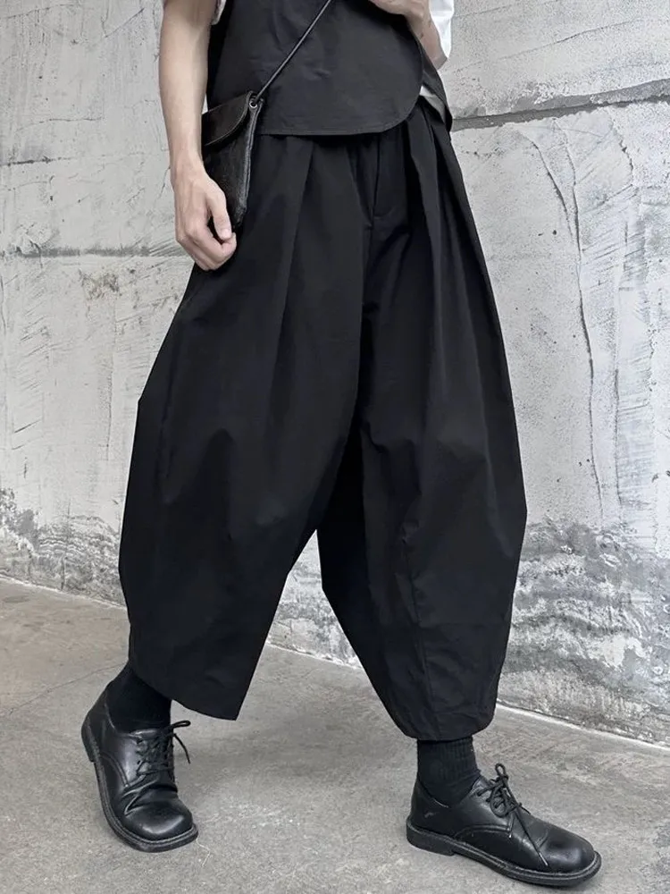 

Lightweight Summer Balloon Pants Wide Leg Loose Couple Lantern Pants Banana Pants Harlan Carrot Dad Pants Casual Cotton Trousers