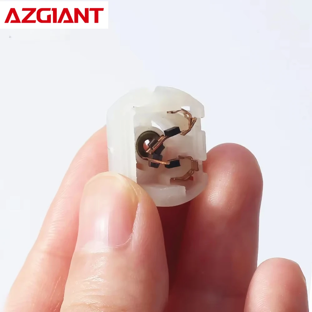 AZGIANT Bearing Cover Parts White Plastic for AUDI /ford Land Rover F130 Central Door Lock Motor Caps Carbon Brush Holder