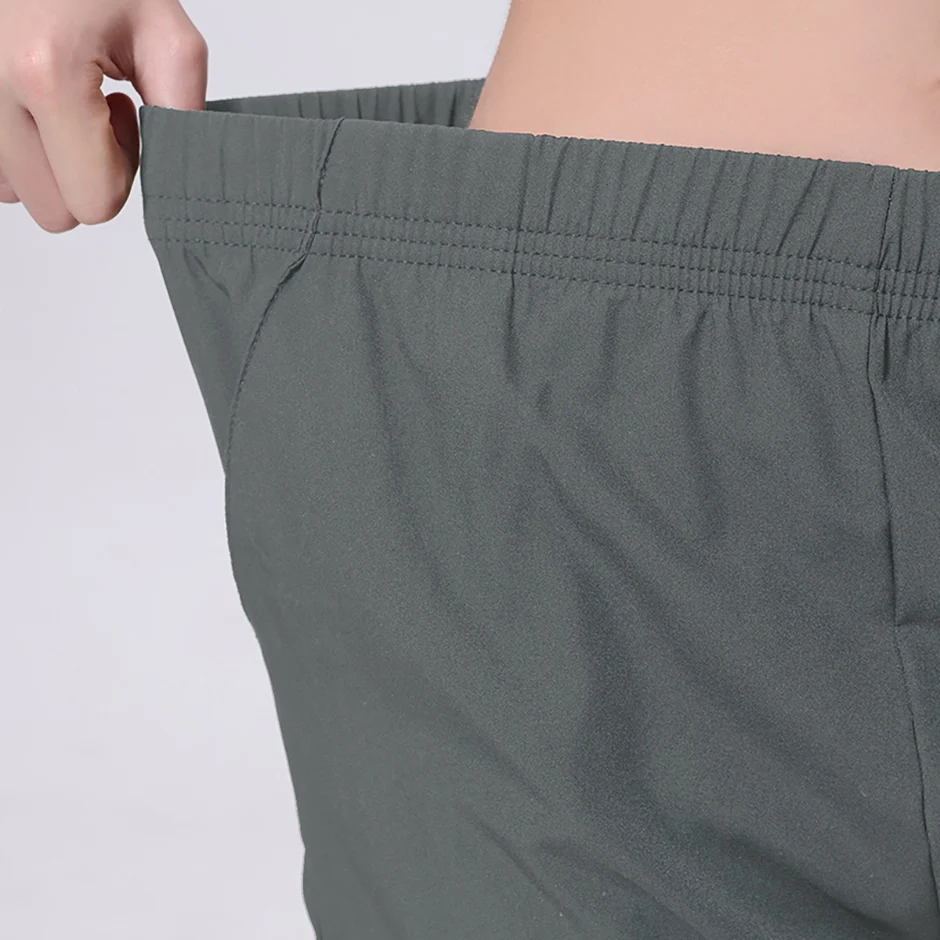 Damen Lange Hosen mit Beinbündchen Frühling und Sommer Knöchellange Hosen Einfarbig Casual Täglich Sport Bequem und Modisch – Detail 8