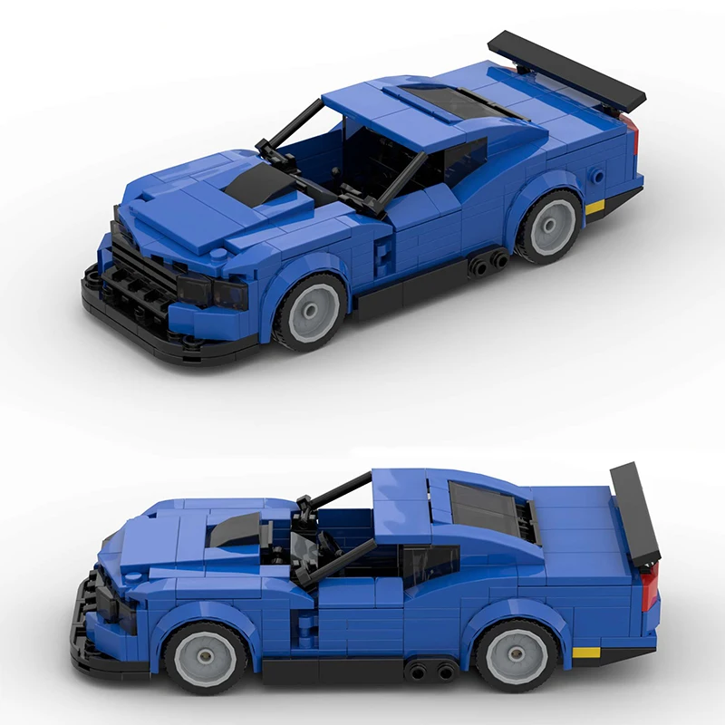 City Car Vehicle Speed Champion Racer Fast & Furious Supra ZL1 Sports MOC Building Blocks Bricks Kids Toys Gifts Racing Model