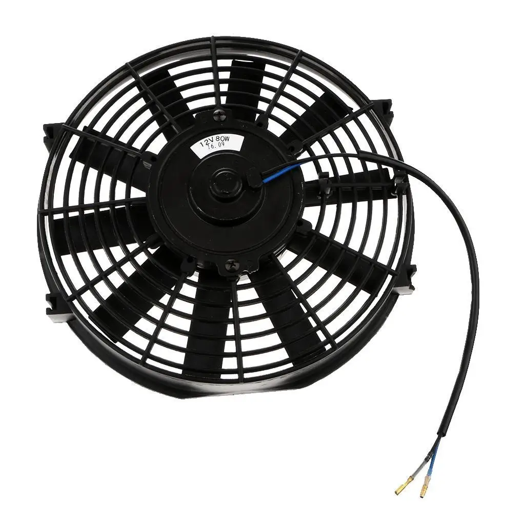 80W Car Motorcycle Electric Radiator Cooling Fan Heat Dissipation