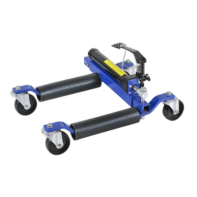 Car moving artifact  mover  hydraulic simple trailer 360 ° steering wheel can move the car through the speed bump