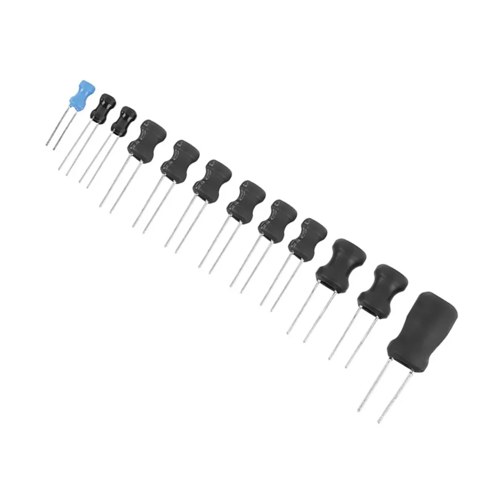 145Pcs Values Assortment 10uH-10mH Inductor 12 Values with A Storage Box Choke Inductor Inductor Assorted Kit Hobby Electronics