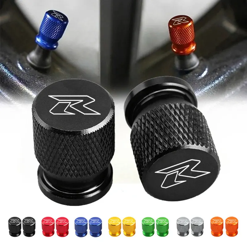 For SUZUKI GSXR 250 400 600 1000 750 GSR750 GSR 750 1000R Motorcycle Wheel Tire Valve Caps Tyre Stem Covers Airdust Waterproof