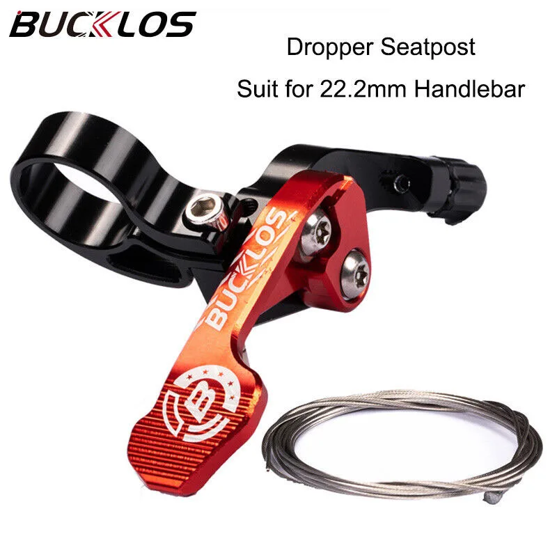 

BUCKLOS Bike Dropper Seatpost Remote Wire Control Universal MTB Bicycle Dropper Seat Post Lever Controller Adjustable Bike Parts