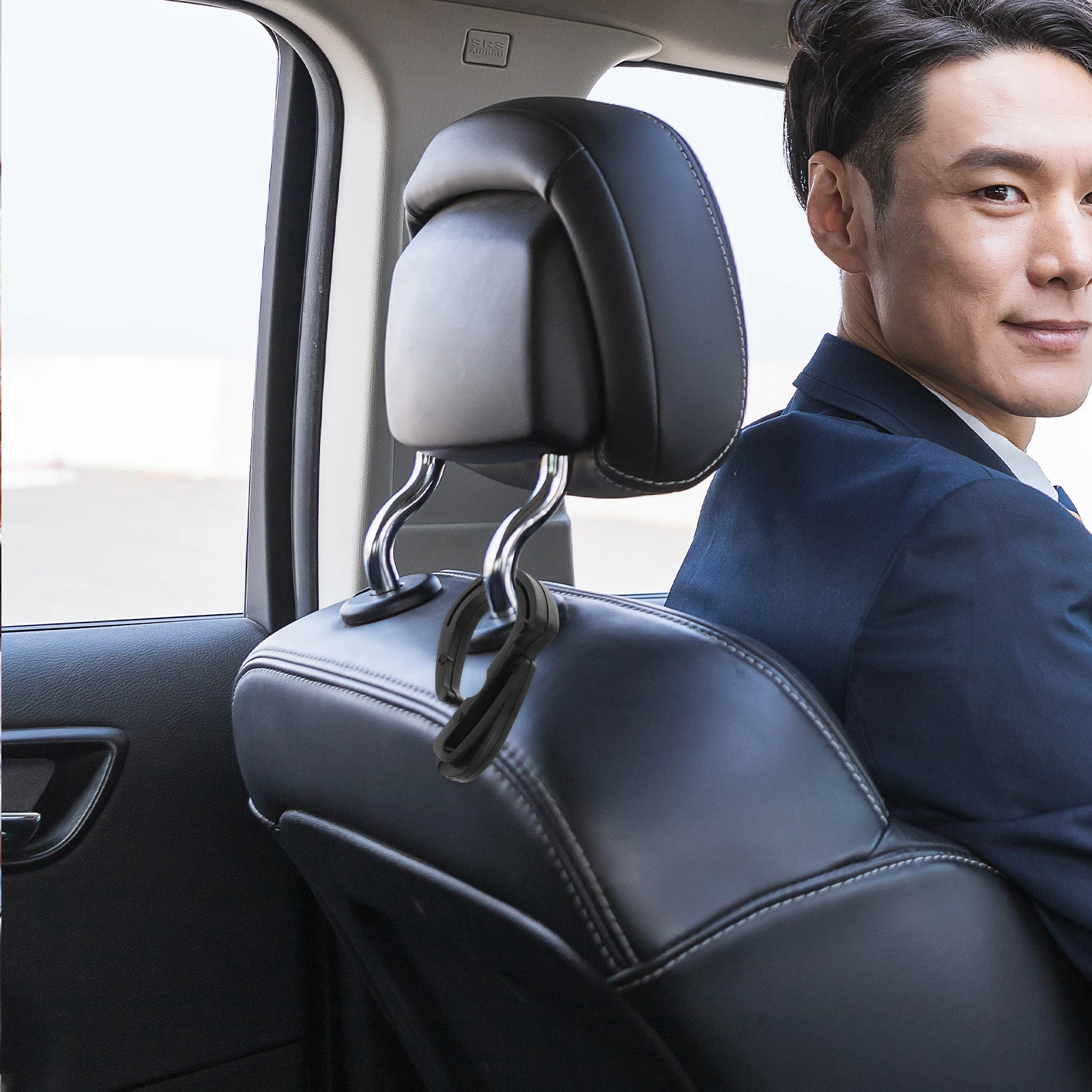 

10 Pcs Car Luggage Net Hook Backseat Headrest Hooks Storage Modification Pp Cover Bag