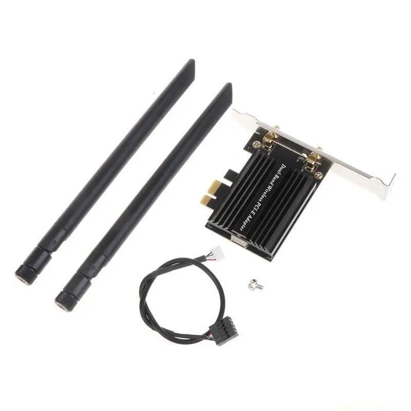 AX210 WiFi 6E Card 802.11ax Wireless Desktop PCi-e WiFi Card Adapter
