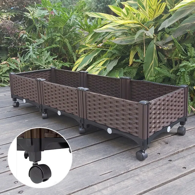 

Vegetable Planting Box Plastic Large Flower Pot For Home Garden Decoration Pots For Plants Plant Pot Indoor Outdoor Planting Box
