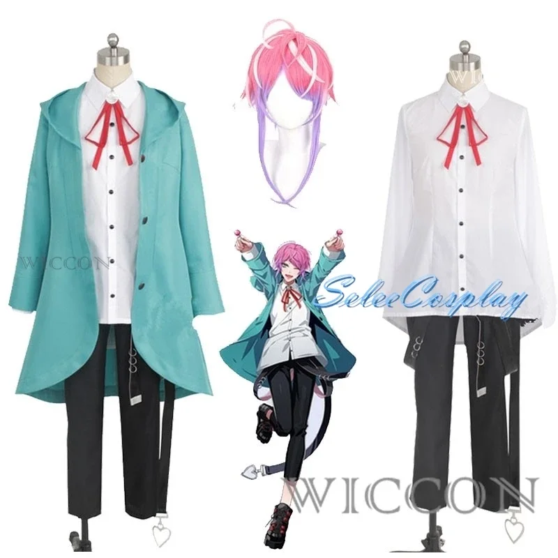 Amemura Ramuda Division Rap Battle DRB Cosplay Costume Hypnosis Microphone MC NAME Easy R Uniforms And Wigs Halloween Carnival