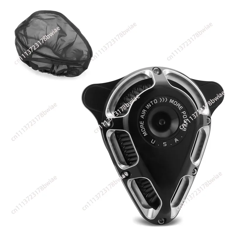 Aluminum jet intake filter large capacity rotate air filter kit for harley dyna softail touring sportster