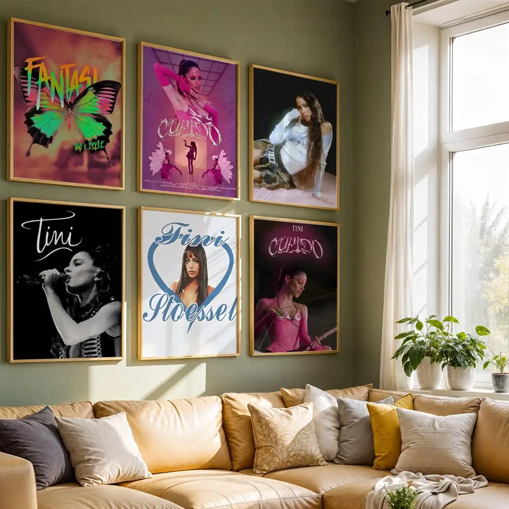 Singer Tini Poster HD Self Adhesive Waterproof Wall Art Ideal for Home Office Dorm Bedroom Great Gift