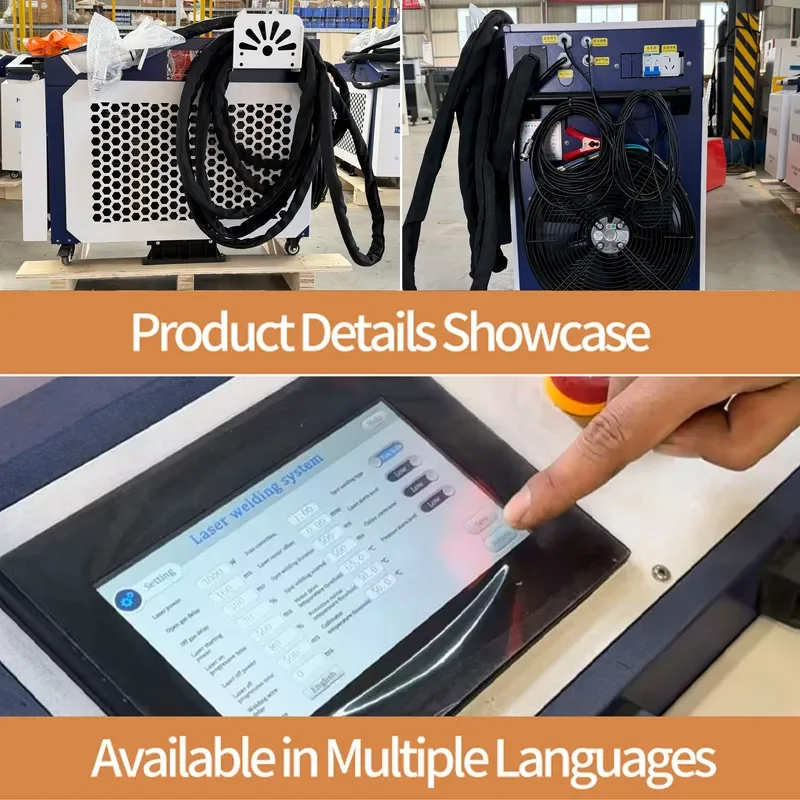 3000W Fiber Welding Machine Handheld Rust 4 in 1 Functional Welding Cleaning Cutting Machine
