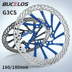 BUCKLOS G3 MTB Mountain Bike Disc Brake Rotor Stainless Steel Bicycle Hydraulic Disc Brake 160MM 180MM 203MM Pads Cycling Parts