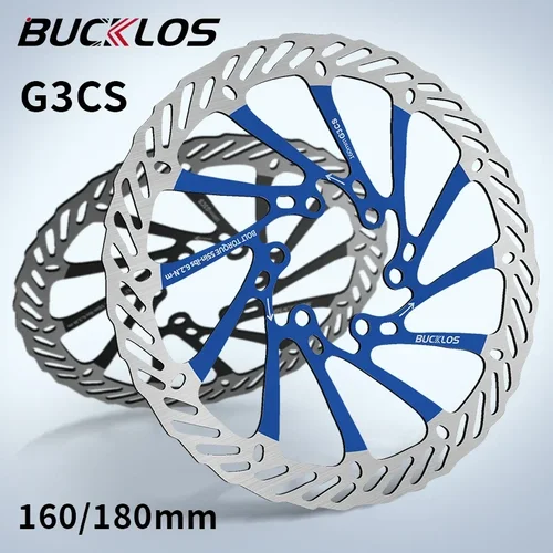 BUCKLOS G3 MTB bicicleta de montaña freno de disco Rotor de acero inoxidable bicicleta freno de disco hidráulico 160MM 180MM 203MM pastillas piezas de ciclismo