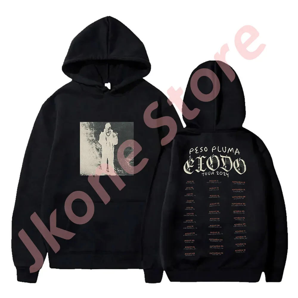 

Peso Pluma Exodo Tour Dates Hoodies Cosplay Women Men Fashion Casual HipHop Streetwear Sweatshirts