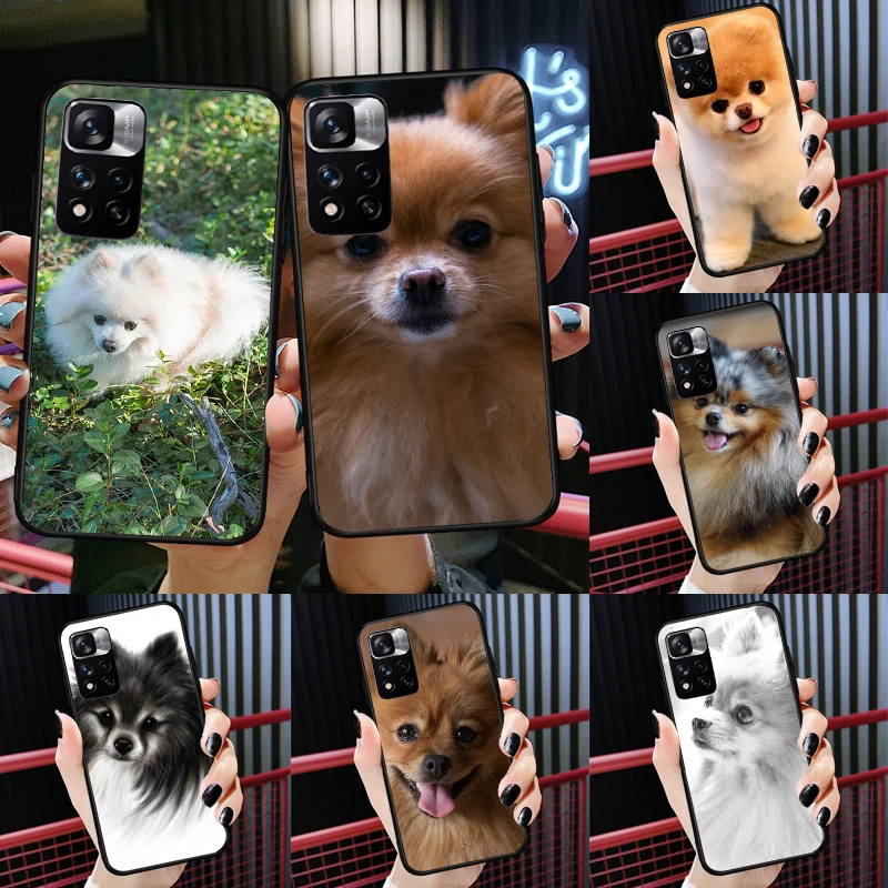 Pomeranian Dog Case For Xiaomi Redmi Note 12 11 10 9 8 Pro Cover For Redmi Note 10S 11S 10A 10C 9A 9C 12C 9T