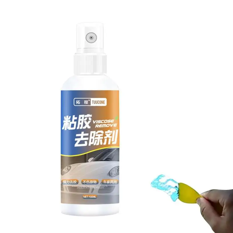 

Glass Label Cleaner 100ml Auto Glass Solvent For Removing Labels Mirror Label Cleaner For Bathroom Kitchen Bedroom Household Tar