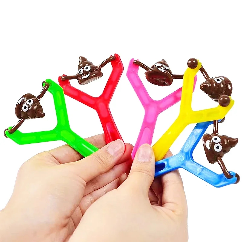 Set of 8 Fun Shooting Poo Game Toys Kids Birthday Party Gifts Baby Shower Pinata Stuffers Children's Day Carnival Party Favors